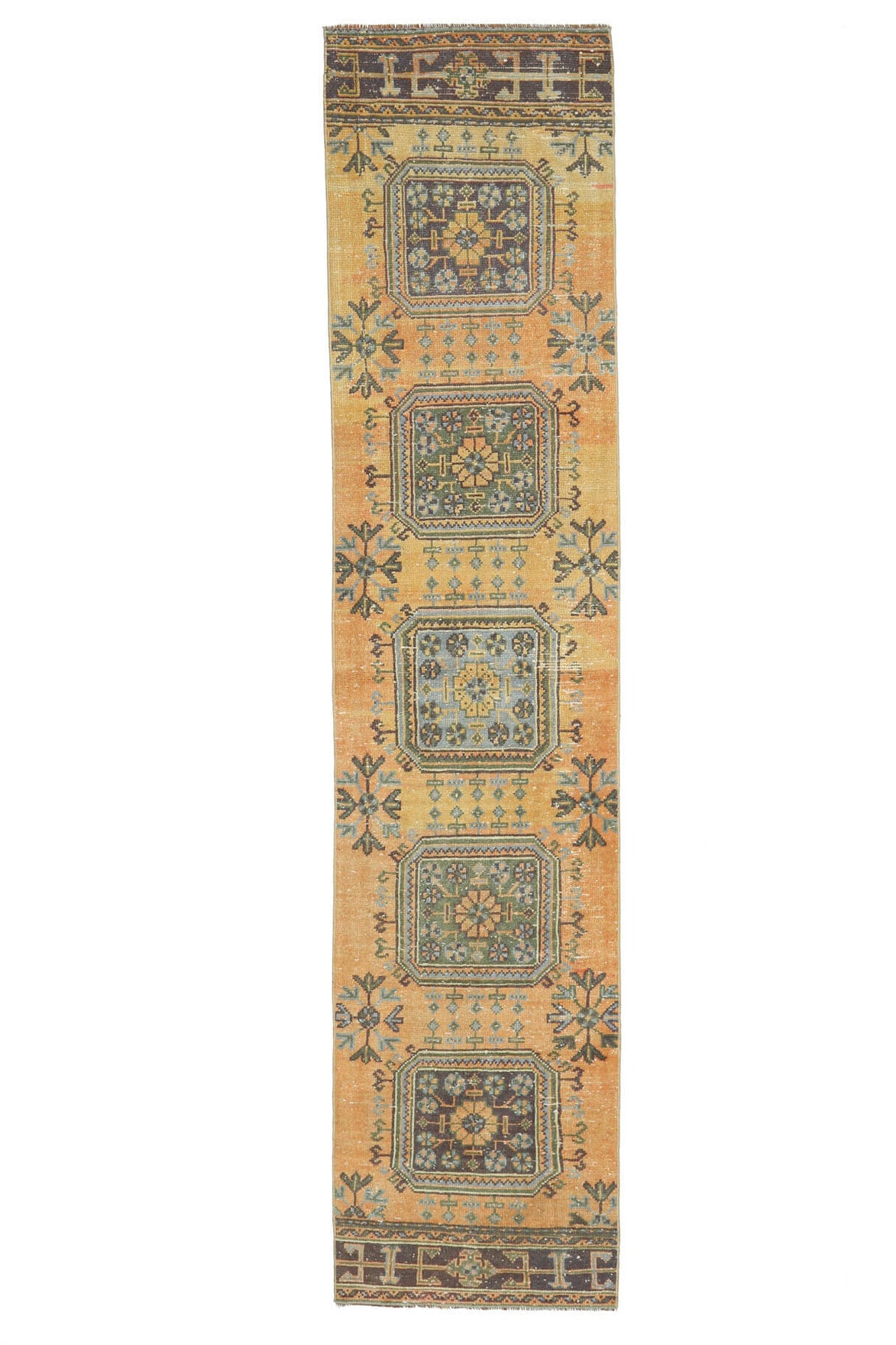 Vintage Oushak Runner Rug