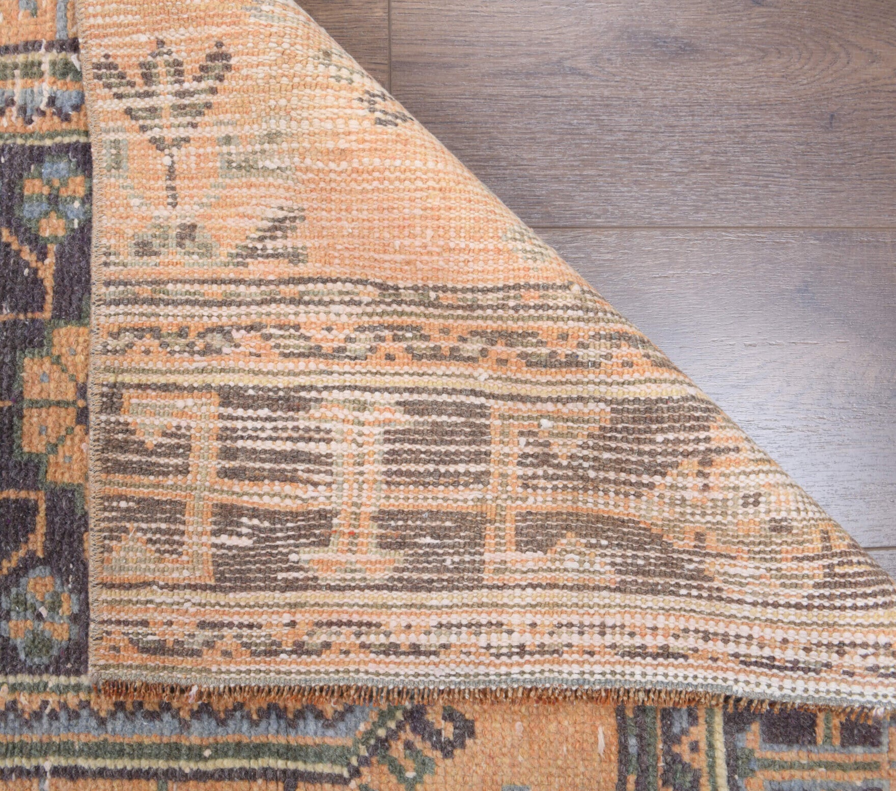 One-of-a-kind 1970s Anatolian vintage runner rug in wool, 2'4" x 10'10"