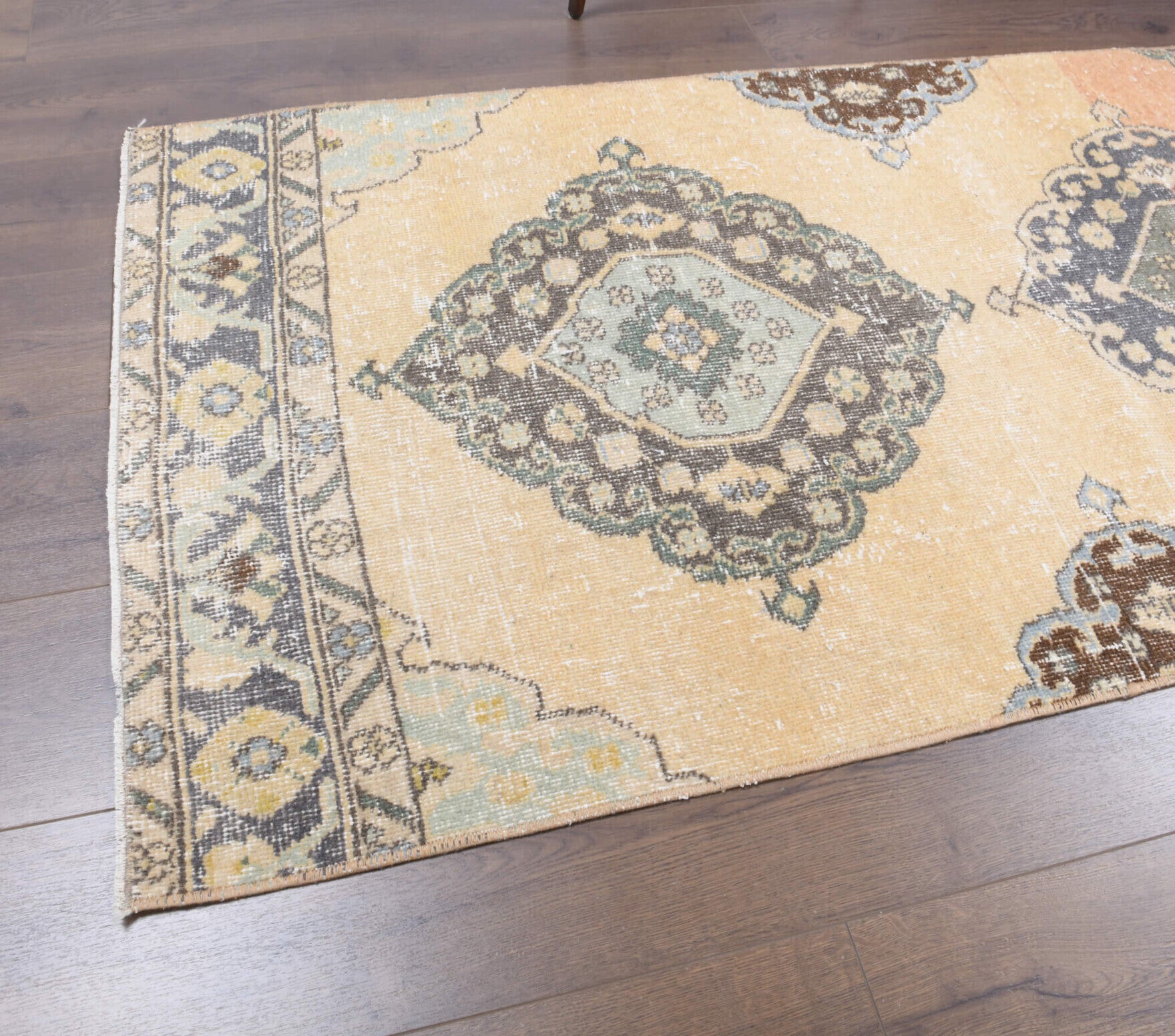 One-of-a-kind 1970s Anatolian vintage runner rug in wool, 2'10" x 12'3"