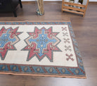 Handmade wool runner from Anatolia, Turkey – Boho Vintage Runner Rug With Pastel Tones 2'11" x 9'
