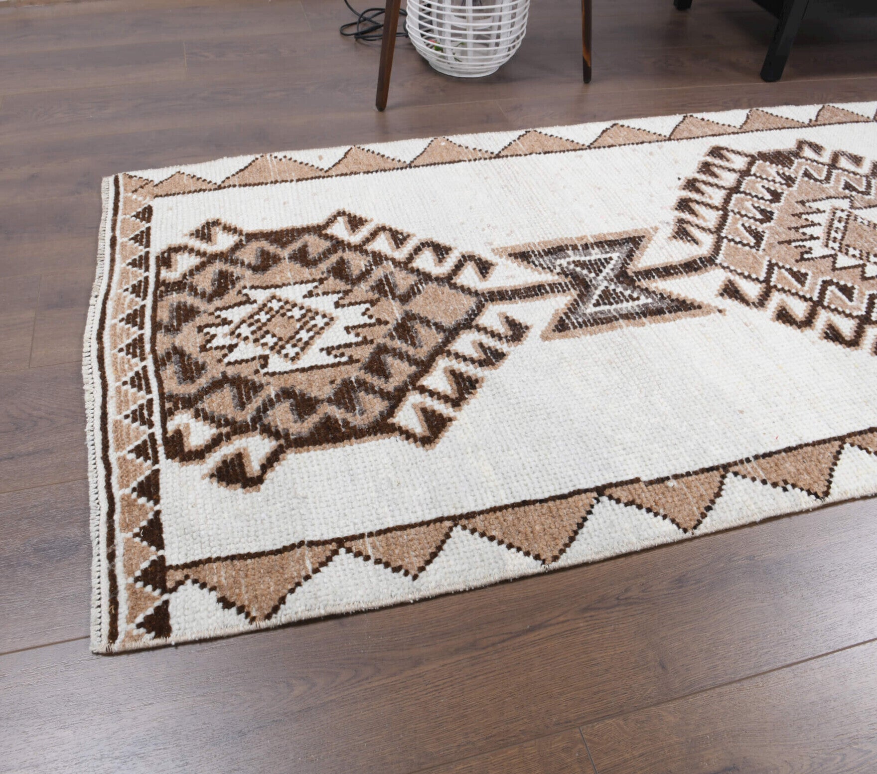 One-of-a-kind 1970s Anatolian vintage runner rug in wool, 2'9" x 11'4"