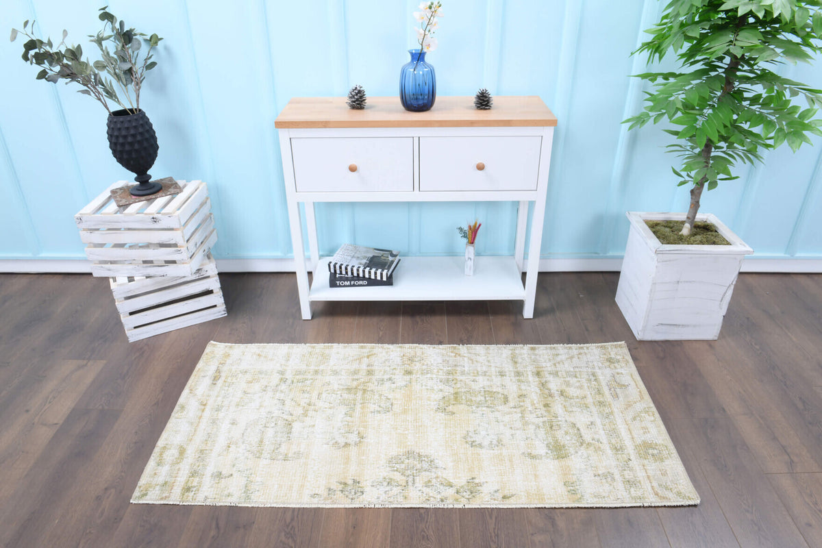 Vintage Oushak Small Rug