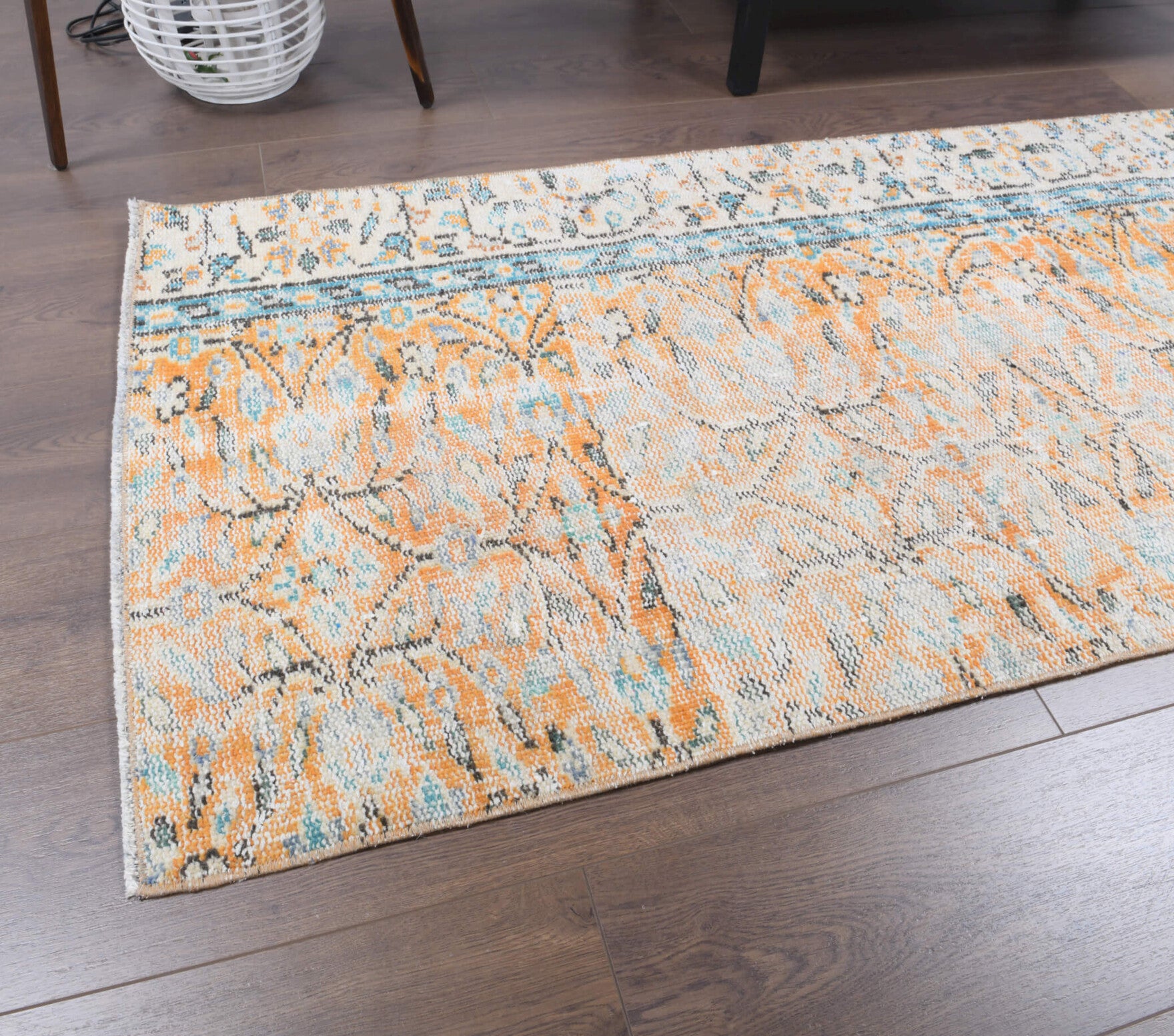 One-of-a-kind 1970s Anatolian vintage runner rug in wool, 2'7" x 7'9"