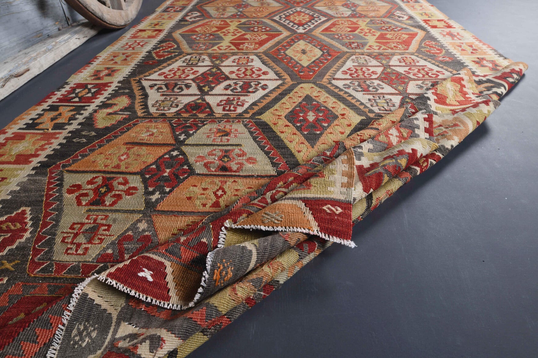 Nigarara – vintage runner for living room or bedroom, 5'3" x 14' (160x427 cm)