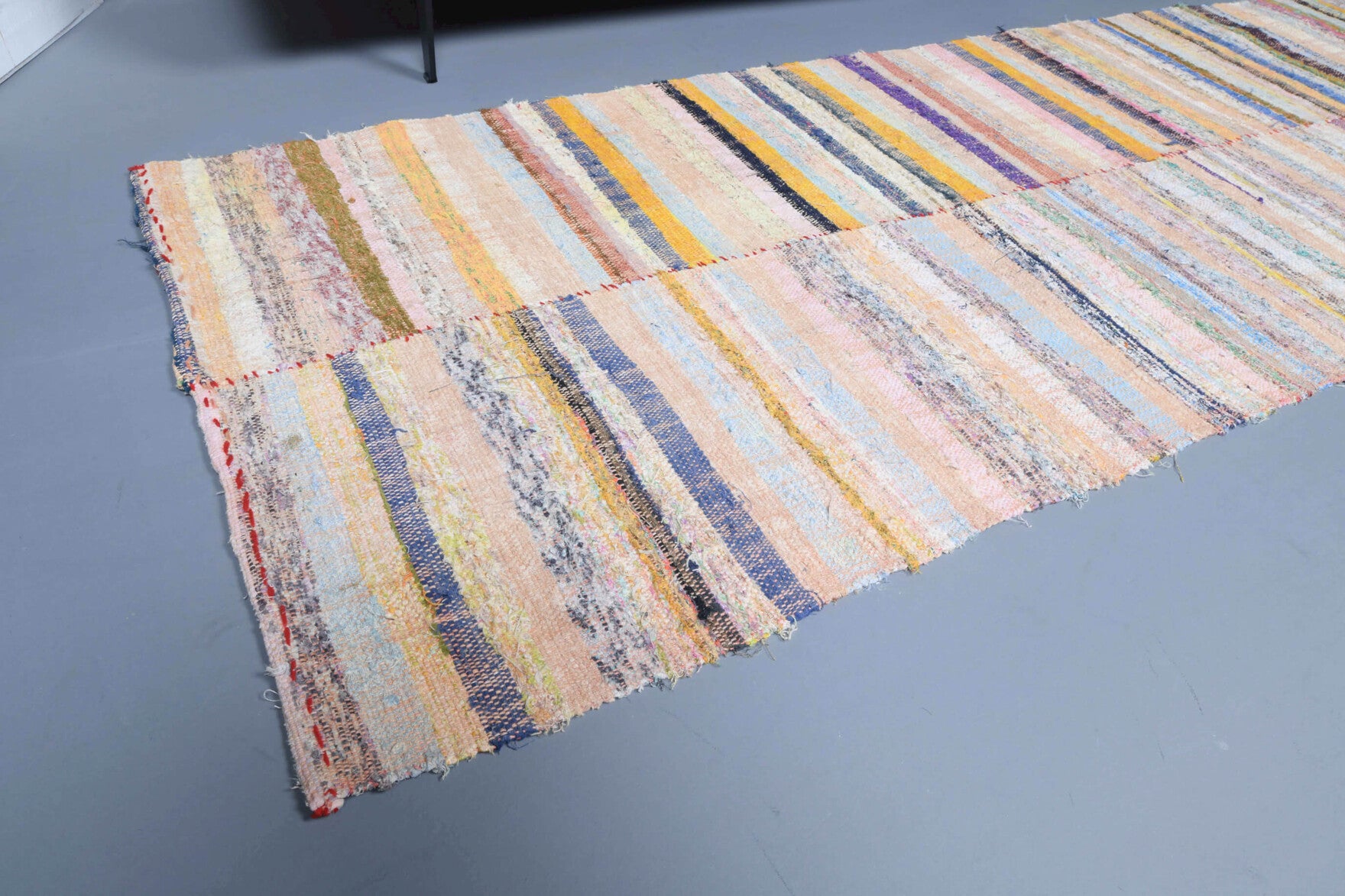One-of-a-kind 1960s Anatolian vintage kilim runner rug in wool, 2'9" x 8'6"