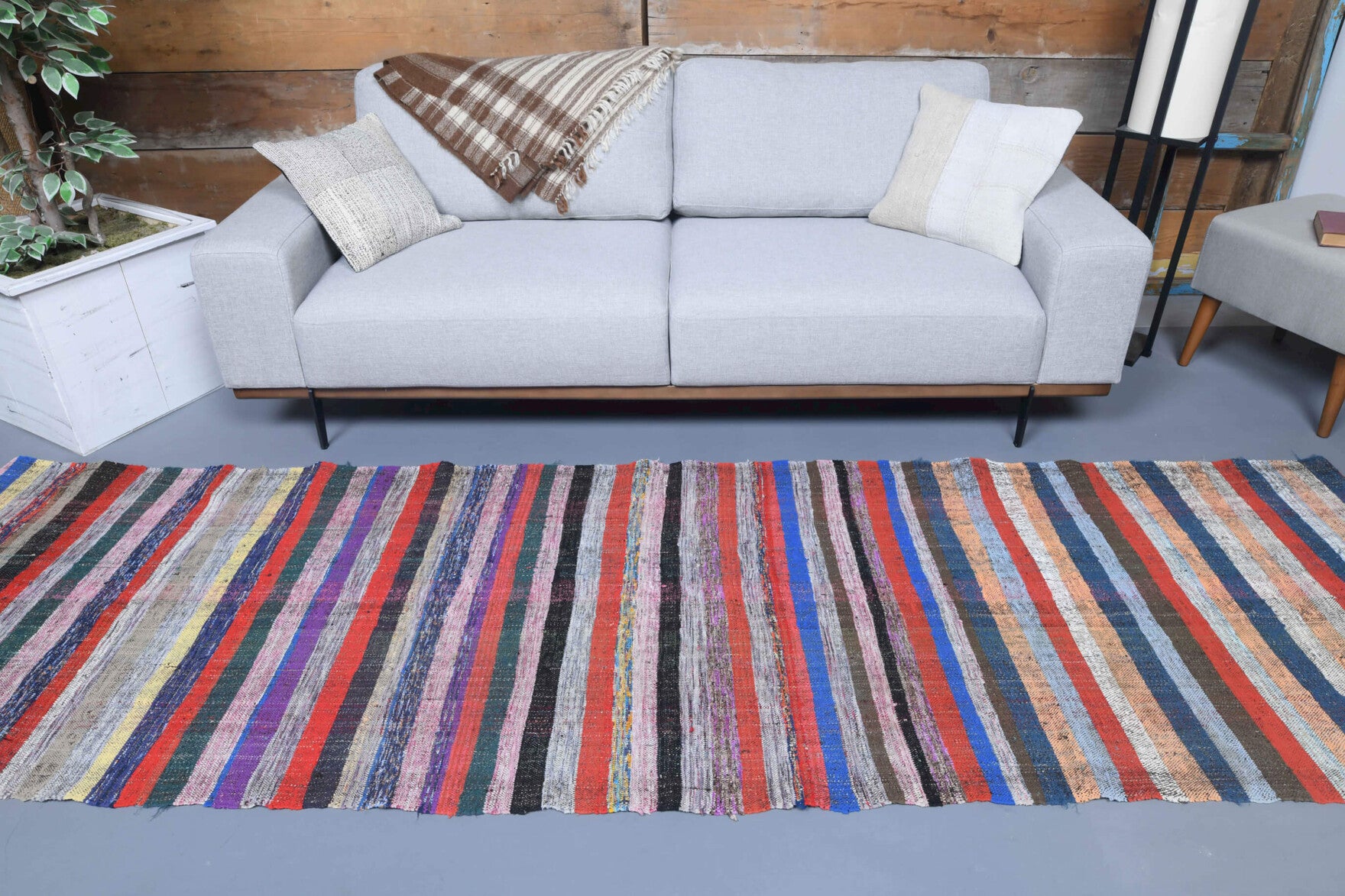 One-of-a-kind 1960s Anatolian vintage kilim runner rug in wool, 3'3" x 11'