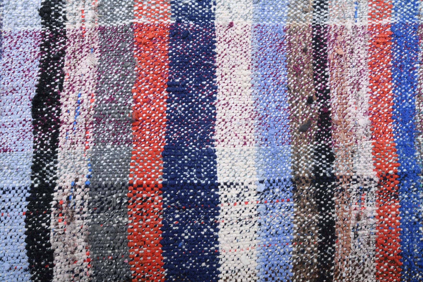 Nausope – vintage striped runner for living room or hallway, 2'6" x 7'7" (76x230 cm)