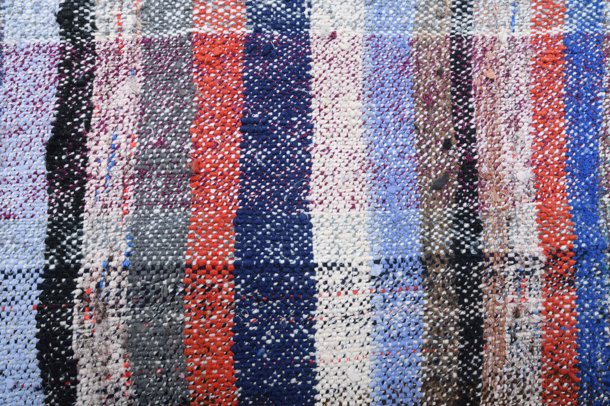 Striped Flatweave Vintage Runner Rug