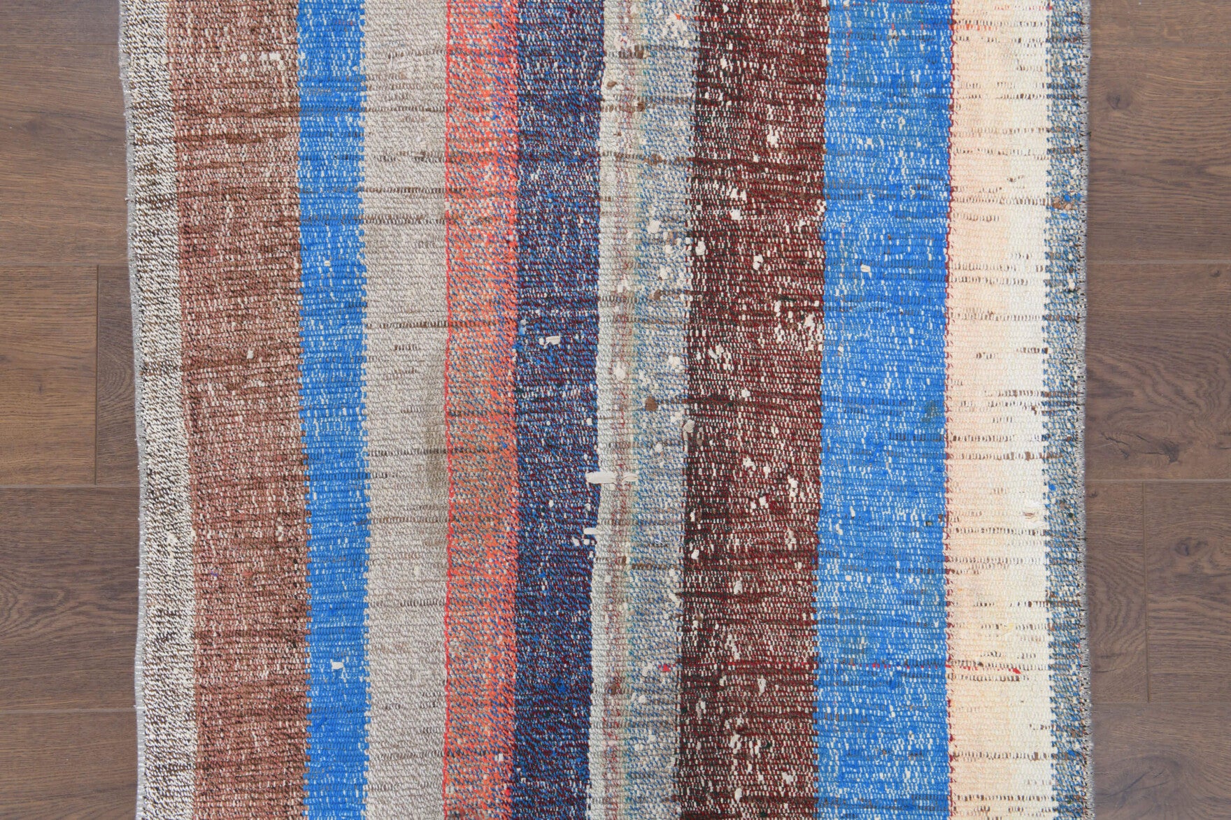 87x237 cm vintage kilim Anatolian runner rug – Nakssultan, flatweave, wool