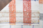 White Kilim Vintage Runner Rug