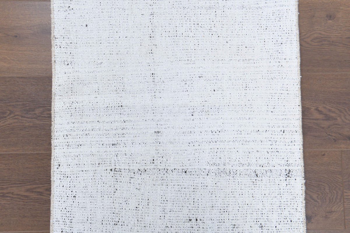 Mihrsel runner: 1960s handwoven flatweave Anatolian runner