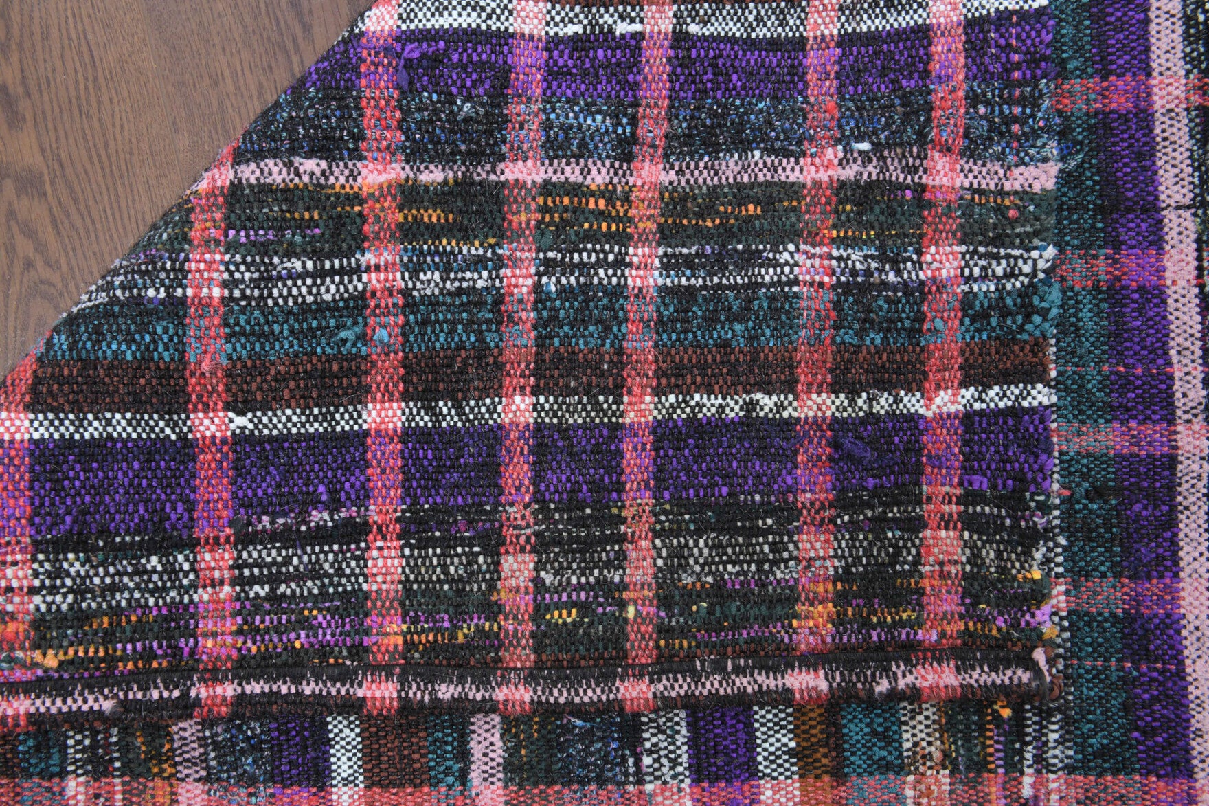 One-of-a-kind 1960s Anatolian vintage kilim runner rug in wool, 2'9" x 7'3"
