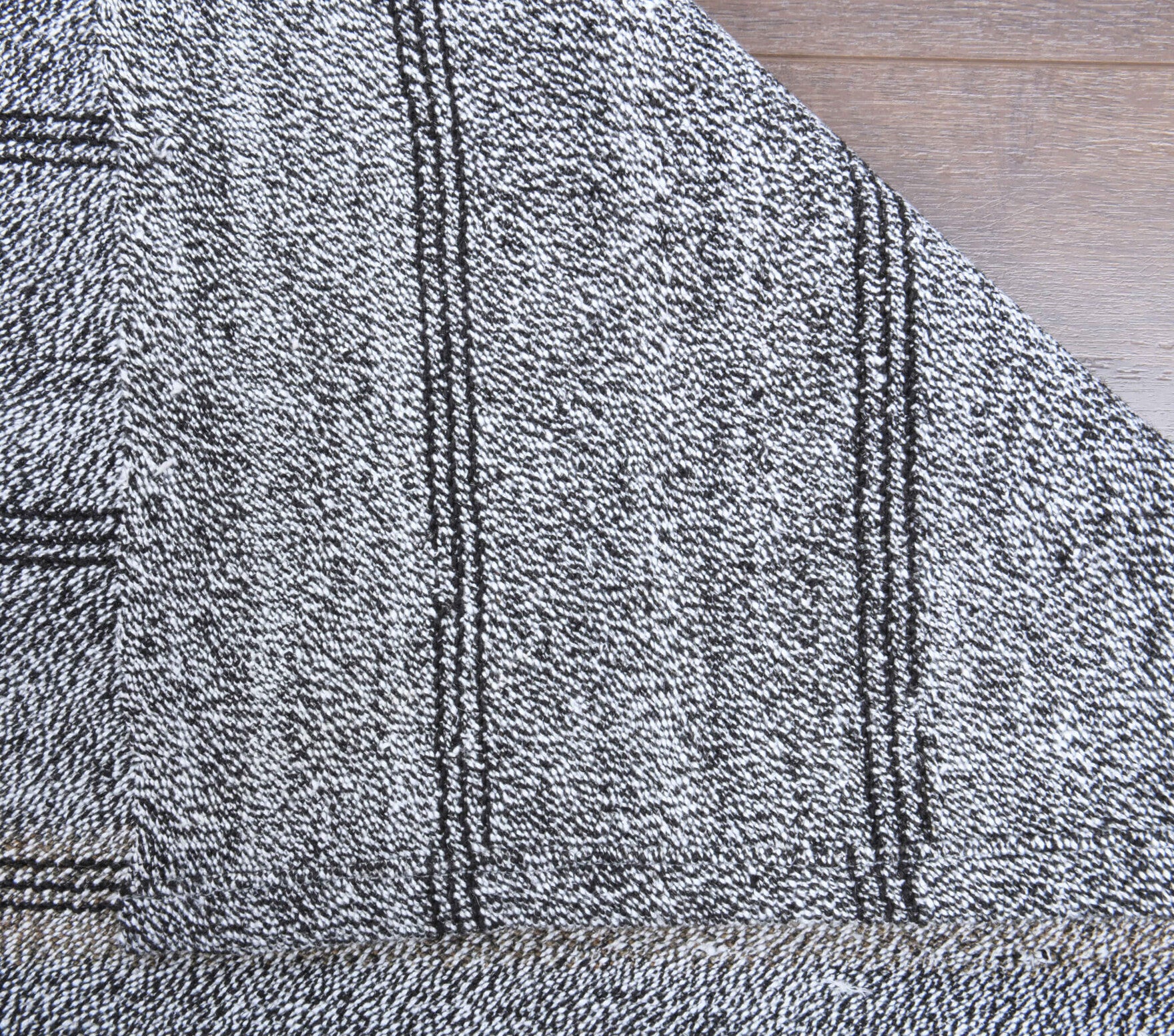 Melissophile runner: 1960s handwoven flatweave Anatolian runner with striped motifs