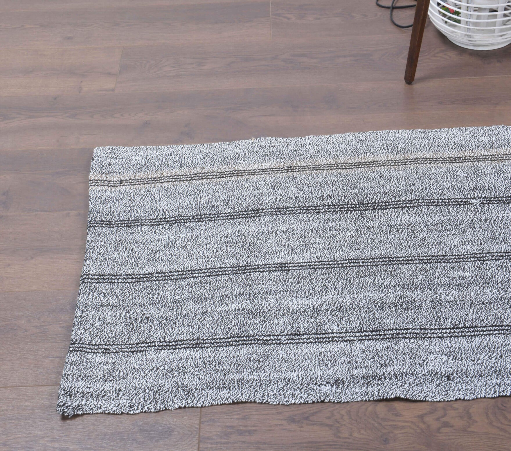 63x860 cm vintage kilim Anatolian runner rug – Melissophile, flatweave, wool