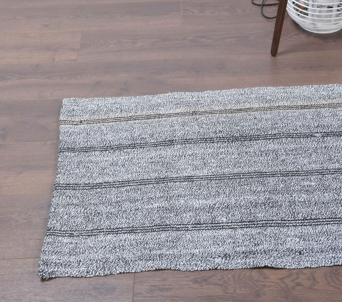 63x860 cm vintage kilim Anatolian runner rug – Melissophile, flatweave, wool