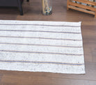 Handwoven flatweave wool runner from Anatolia, Turkey – Striped Kilim Runner 2'6" x 7'10"