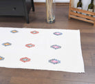 Ikat Vintage Kilim Runner Rug