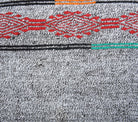 Gray Ethnic Vintage Kilim Runner Rug