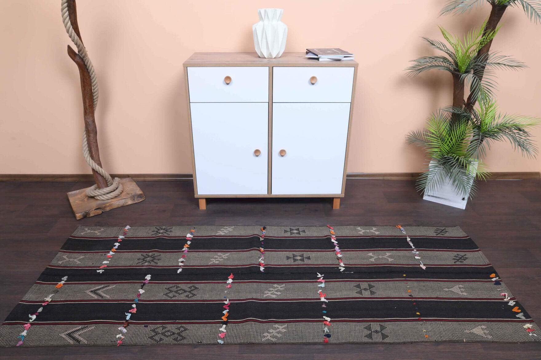 One-of-a-kind 1960s Anatolian vintage kilim runner rug in wool, 2'9" x 7'8"
