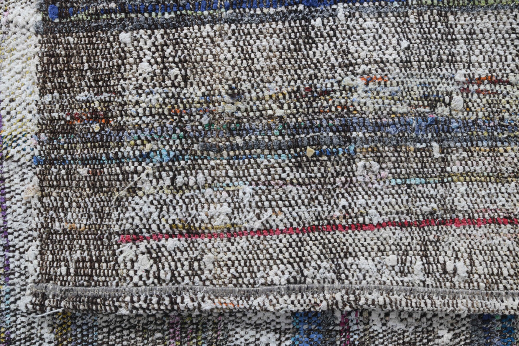 Iaso runner: 1960s handwoven flatweave Anatolian runner with striped motifs