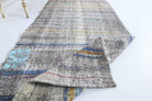 110x370 cm vintage kilim Anatolian runner rug – Iaso, flatweave, wool
