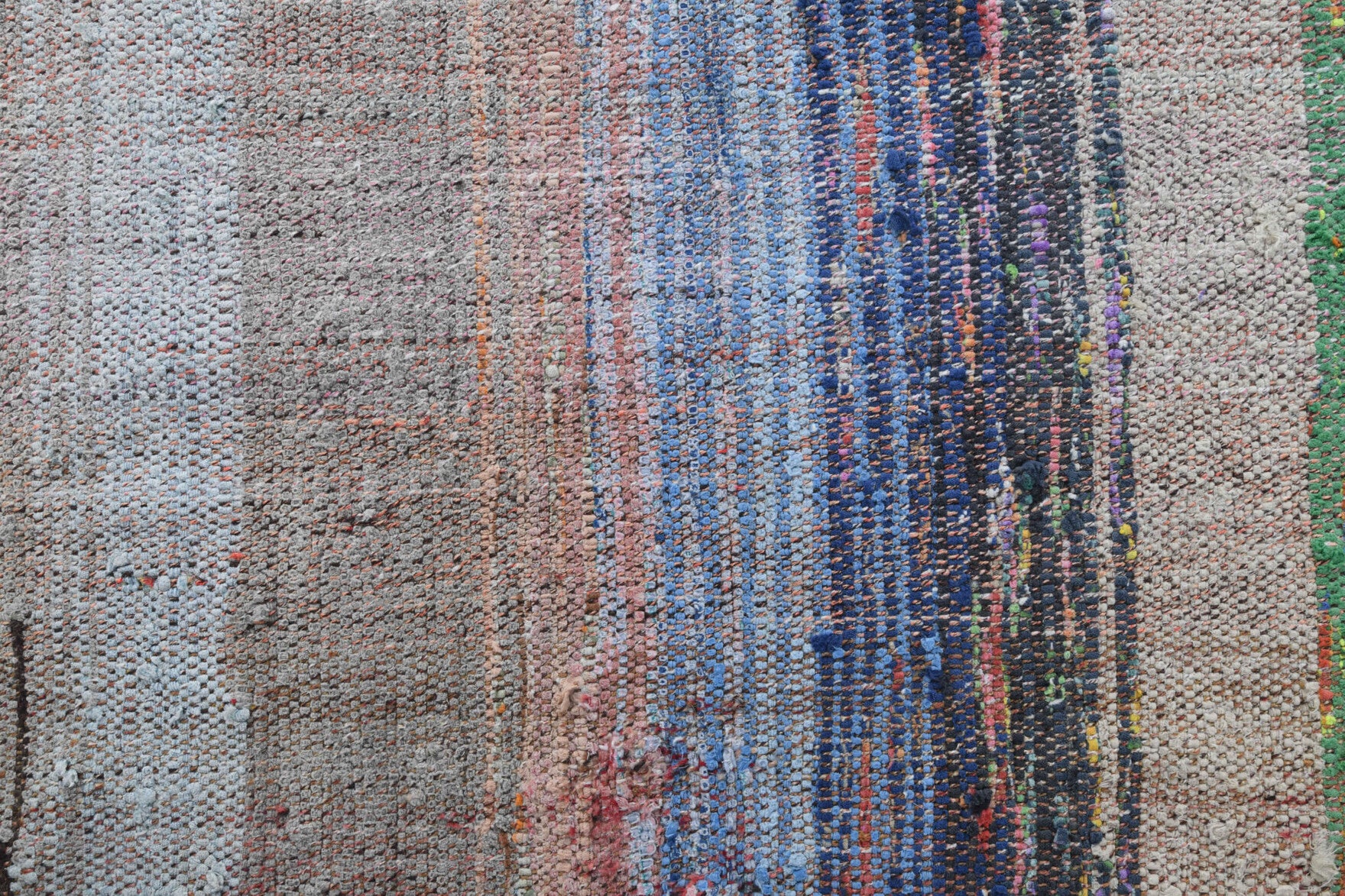Handwoven flatweave wool runner from Anatolia, Turkey – Hallway Flatweave Vintage Runner Rug 2'11" x 7'5"
