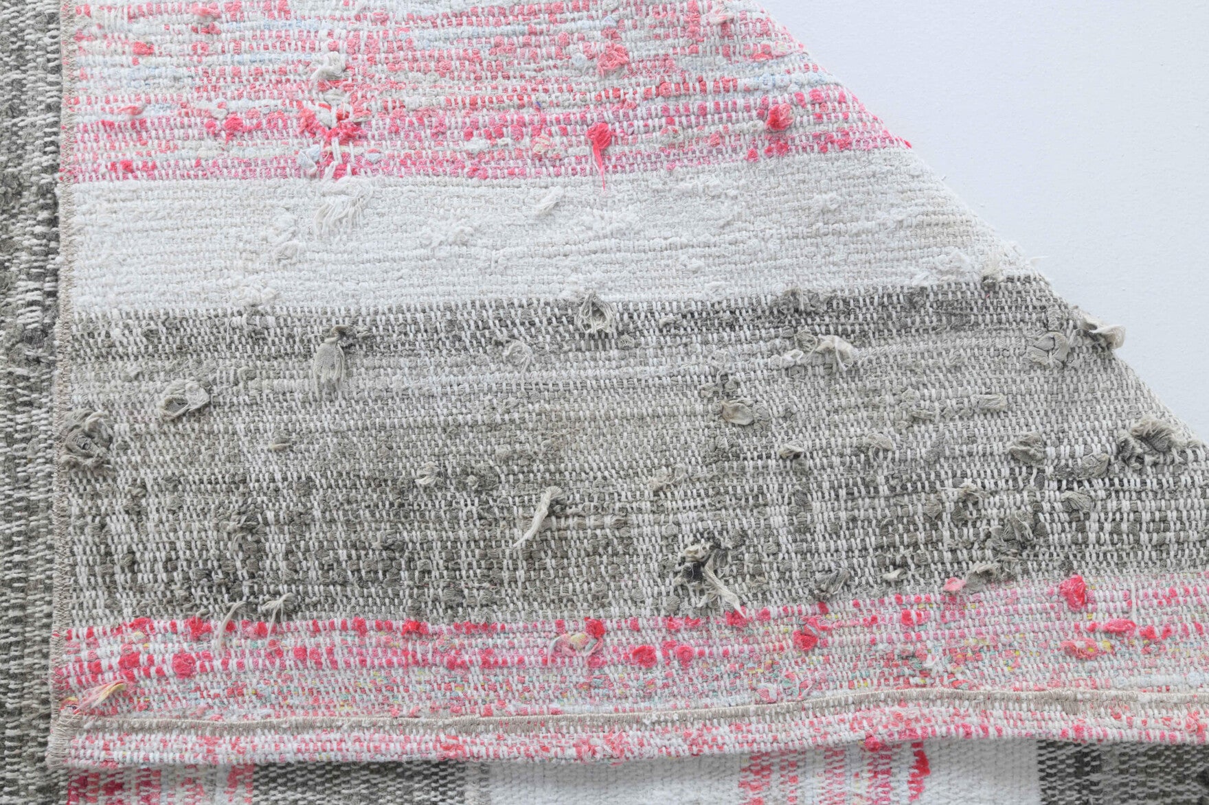 Husnsever runner: 1960s handwoven flatweave Anatolian runner with striped motifs