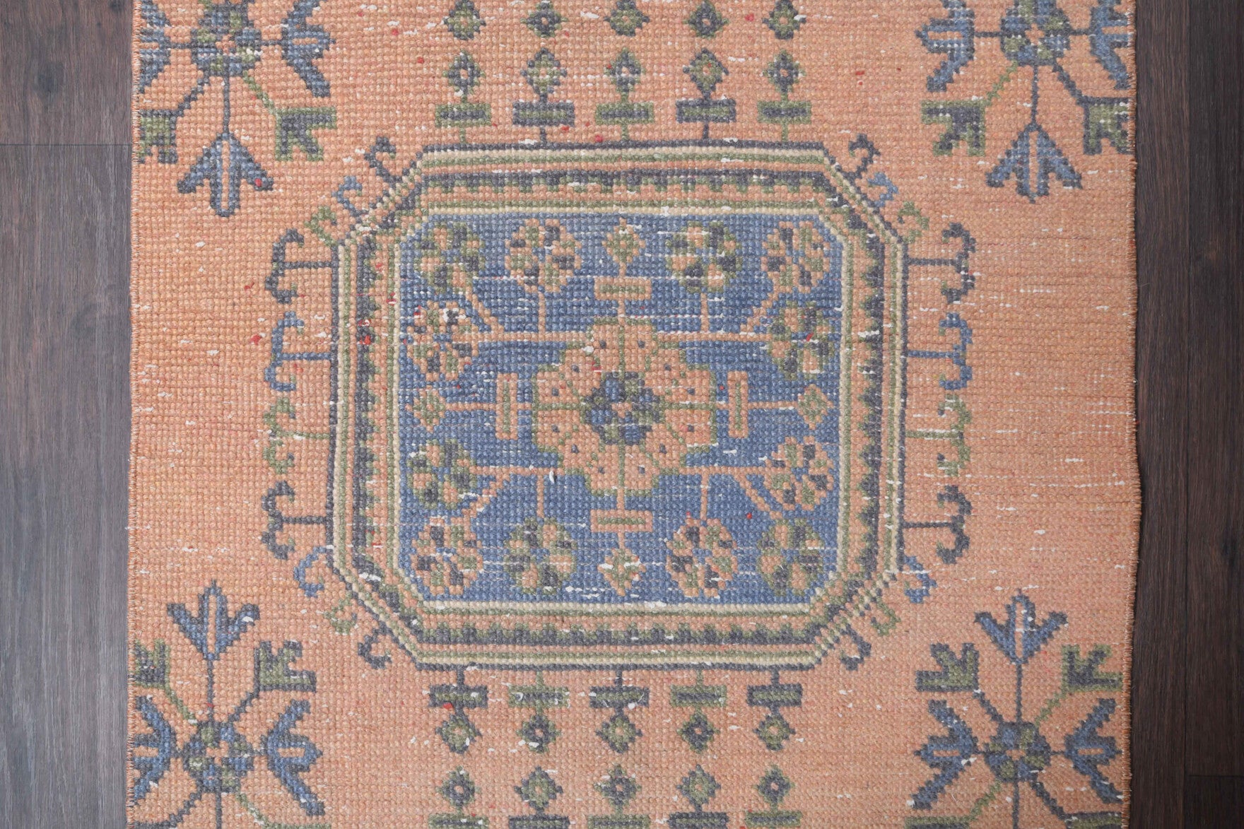 80x346 cm vintage Anatolian runner rug – Hosyargul, low pile, wool