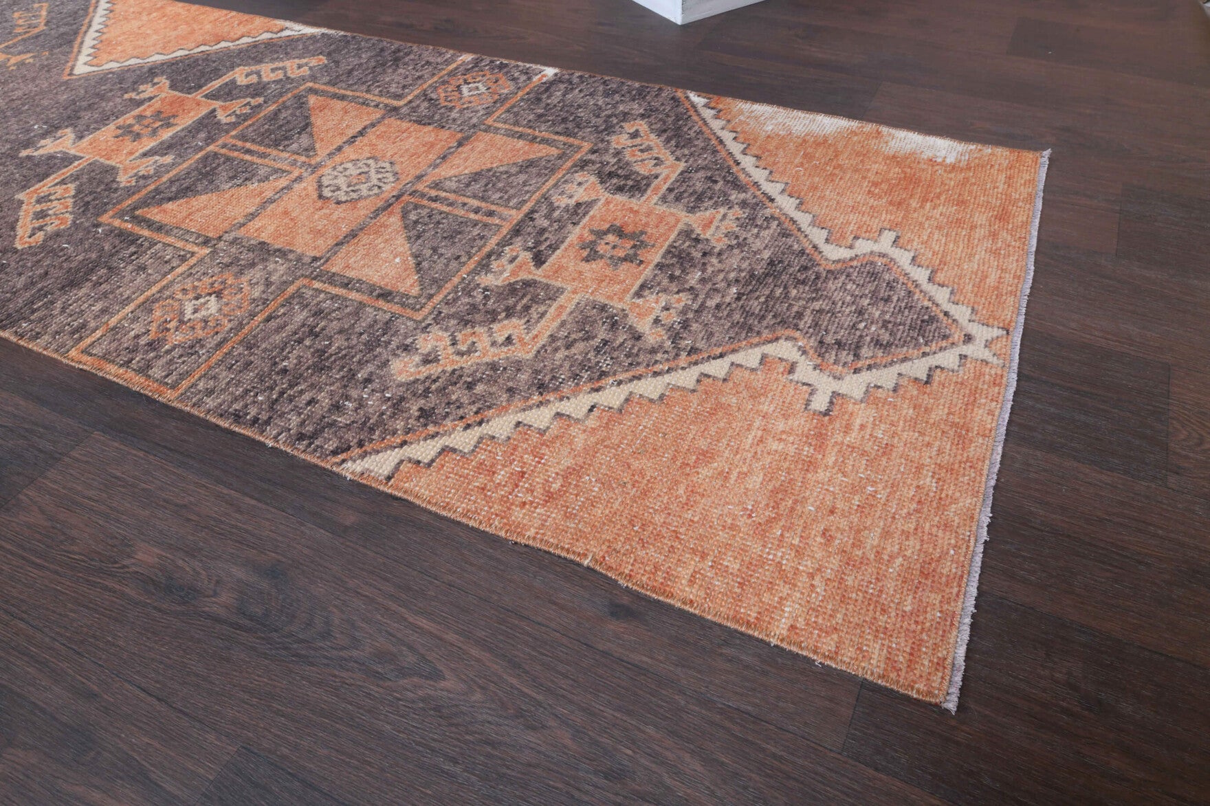 One-of-a-kind 1970s Anatolian vintage runner rug in wool, 2'7" x 12'11"