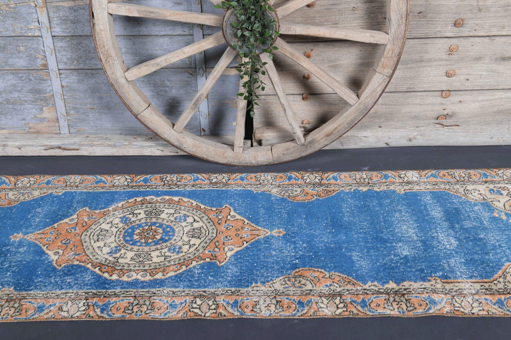 One-of-a-kind 1970s Anatolian vintage runner rug in wool, 2'7" x 8'4"