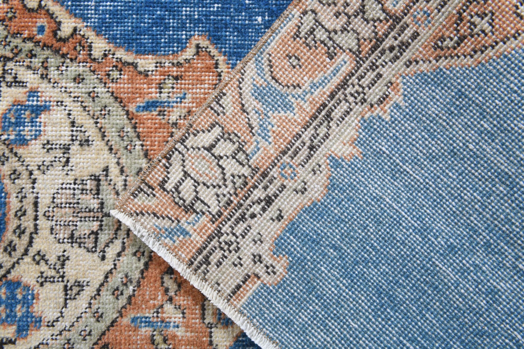 Handmade wool runner from Anatolia, Turkey – Turkish Vintage Runner Rug 2'7" x 8'4"