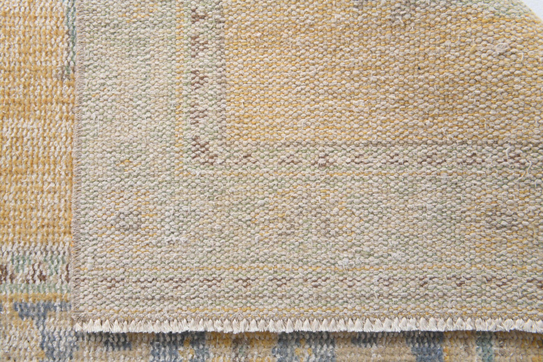 Faded Colored Oriental Vintage Runner Rug