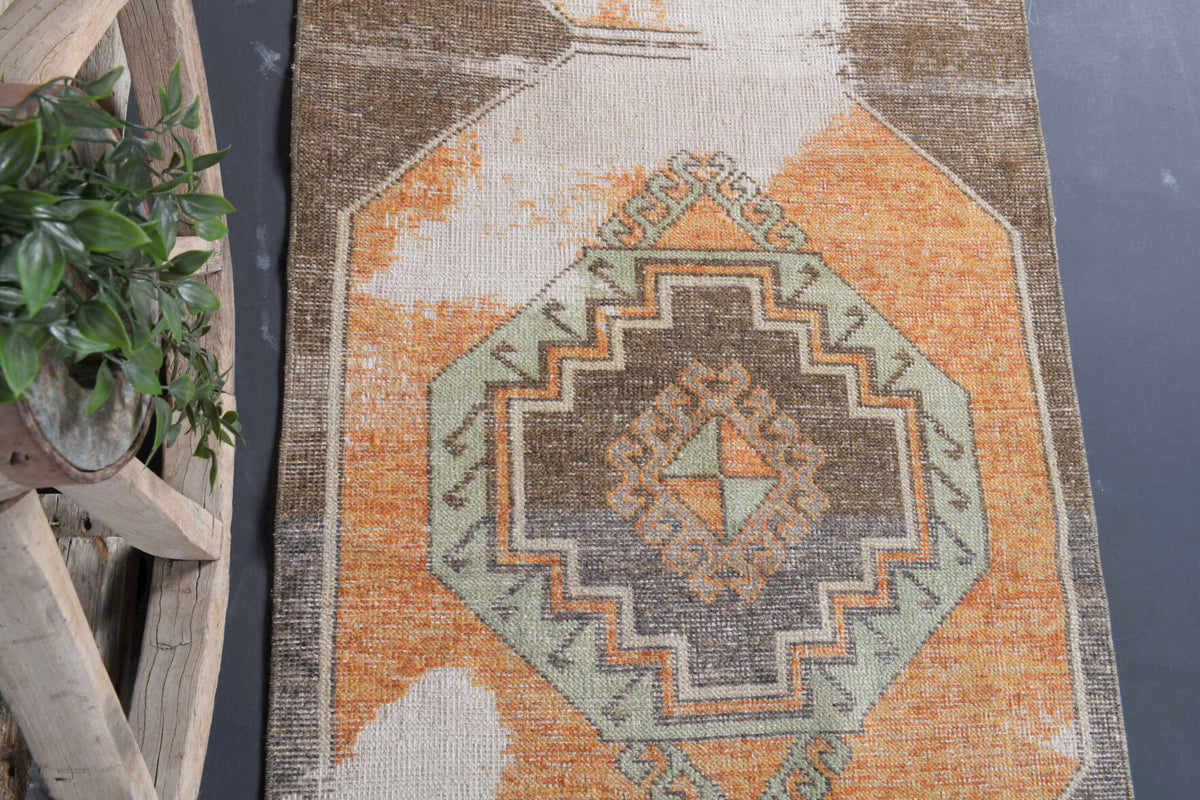 Distressed Vintage Runner Rug