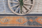 Traditional Turkish Vintage Runner Rug
