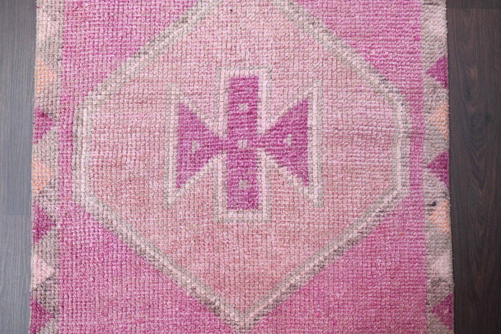 96x365 cm vintage Anatolian runner rug – Fundatac, low pile, wool
