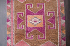 Hand-Knotted Vintage Anatolian Runner Rug