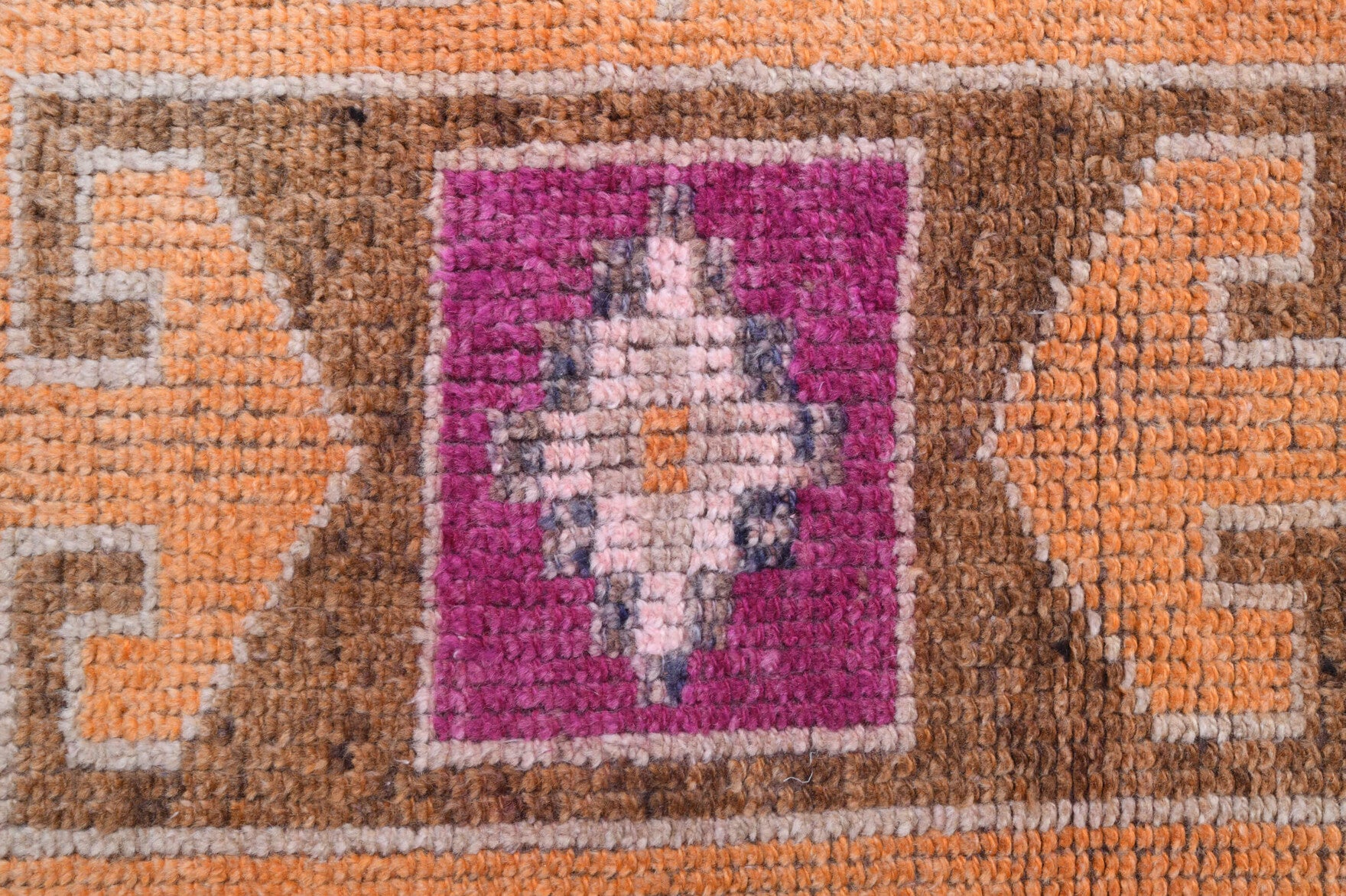 Authentic Anatolian vintage runner rug (1970s) with oriental design – one-of-a-kind at Fame Rugs