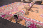 Hand-Knotted Vintage Anatolian Runner Rug