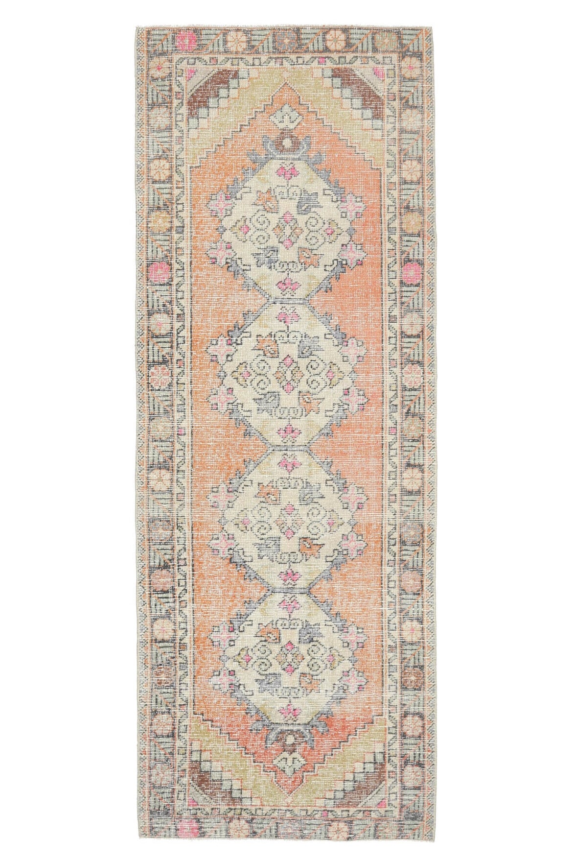 Hallway Vintage Anatolian Runner Rug