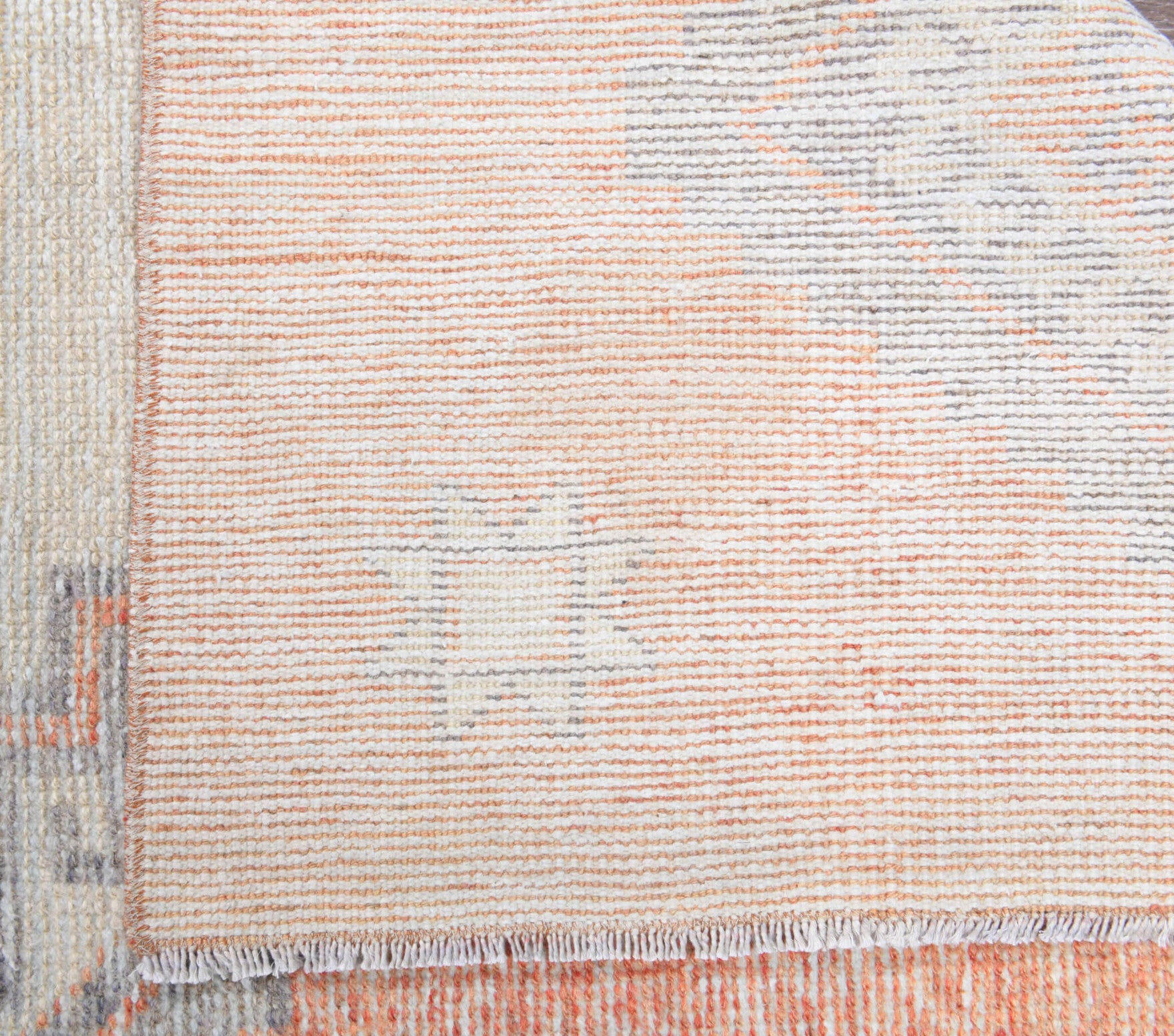 90x369 cm distressed vintage Anatolian runner rug – Fidanaz, low pile, wool