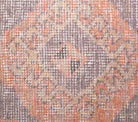 Vintage Orange Oushak Runner Rug