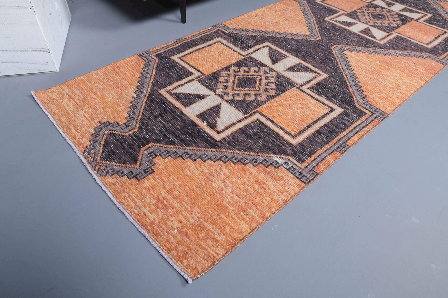 One-of-a-kind 1970s Anatolian vintage runner rug in wool, 2'11" x 10'11"