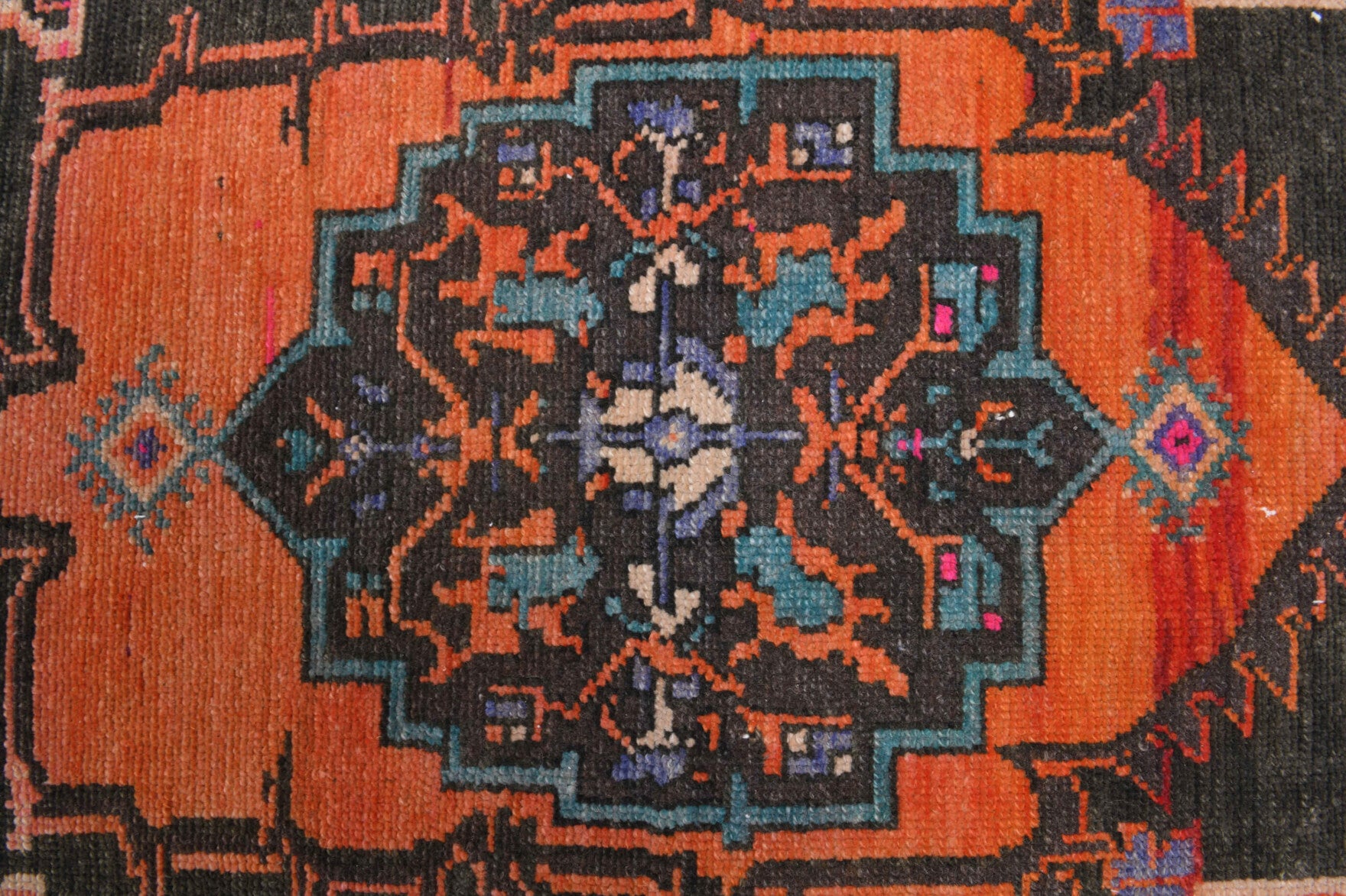One-of-a-kind 1960s Anatolian vintage runner rug in wool, 4'7" x 12'8"