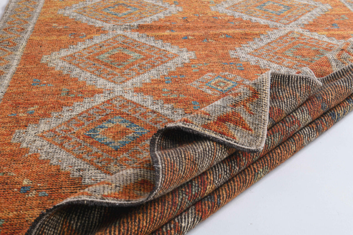 Anatolian Handmade Vintage Wide Runner Rug