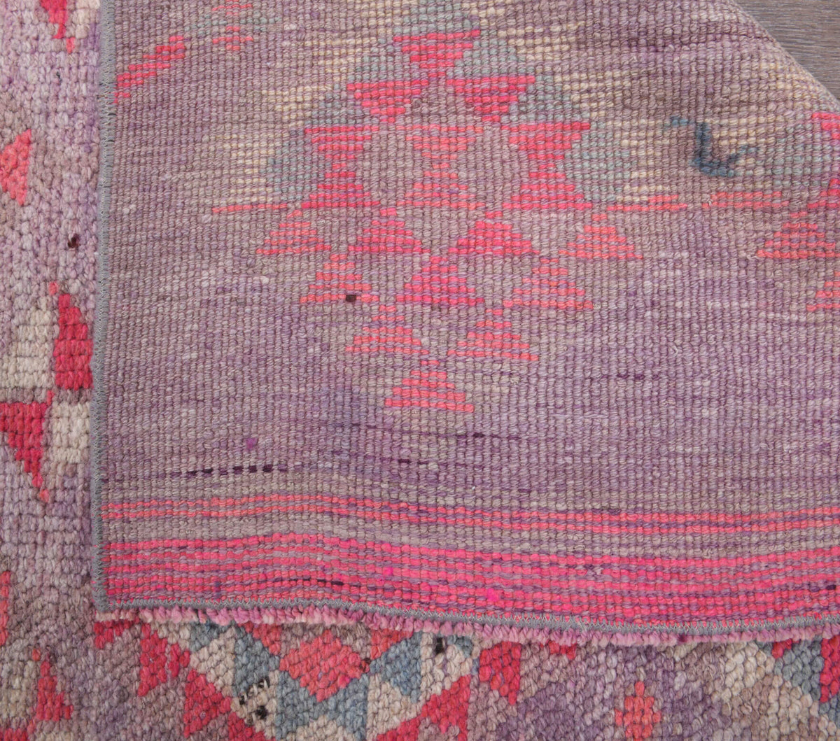 Hand-Knotted Vintage Anatolian Runner Rug