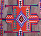 Hand-Knotted Vintage Runner Rug