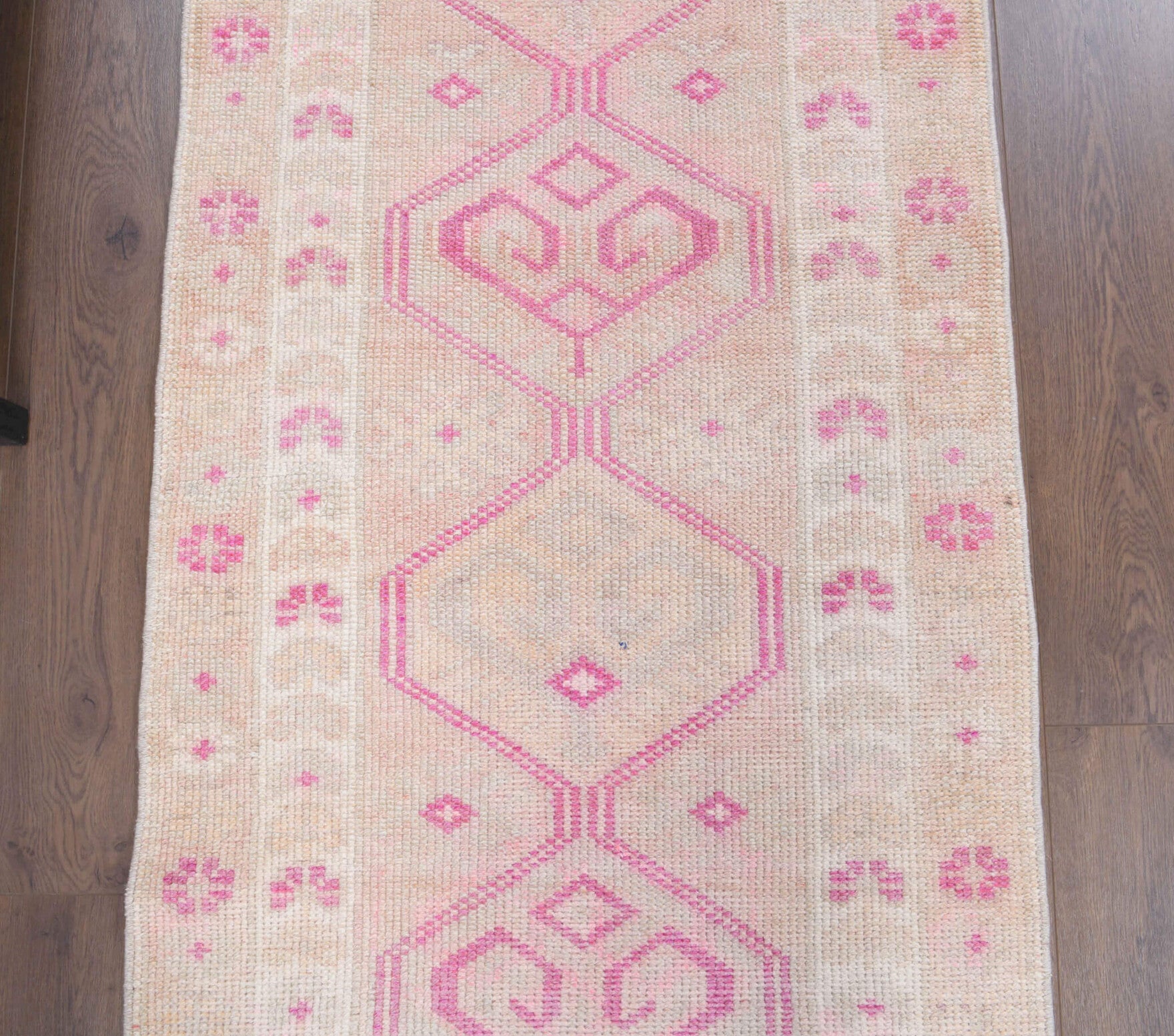 One-of-a-kind 1970s Anatolian vintage runner rug in wool, 2'9" x 12'2"