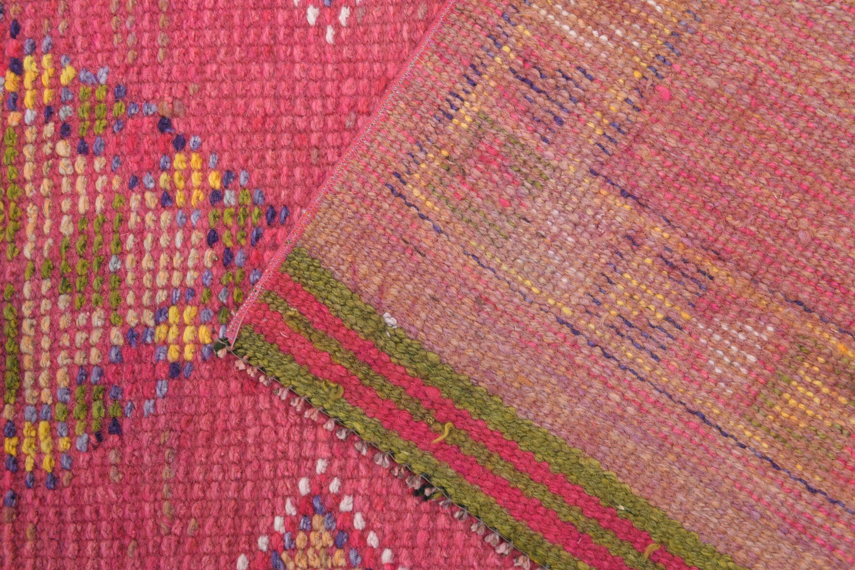 Hand-Knotted Vintage Anatolian Runner Rug