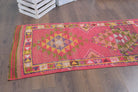 Hand-Knotted Vintage Anatolian Runner Rug