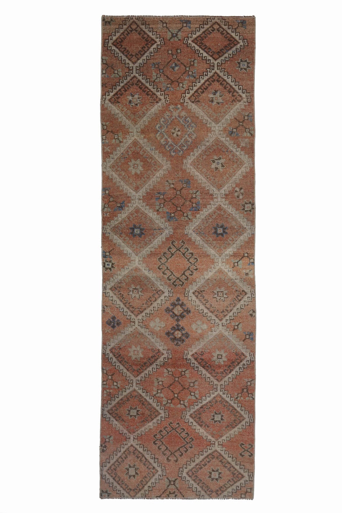 Heirloom Brown Semi-Antique Runner Rug